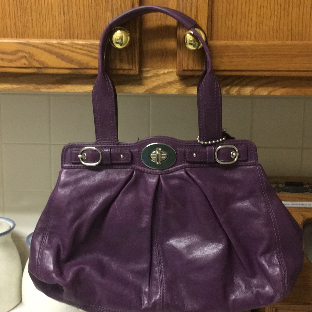 Used leather coach purse.